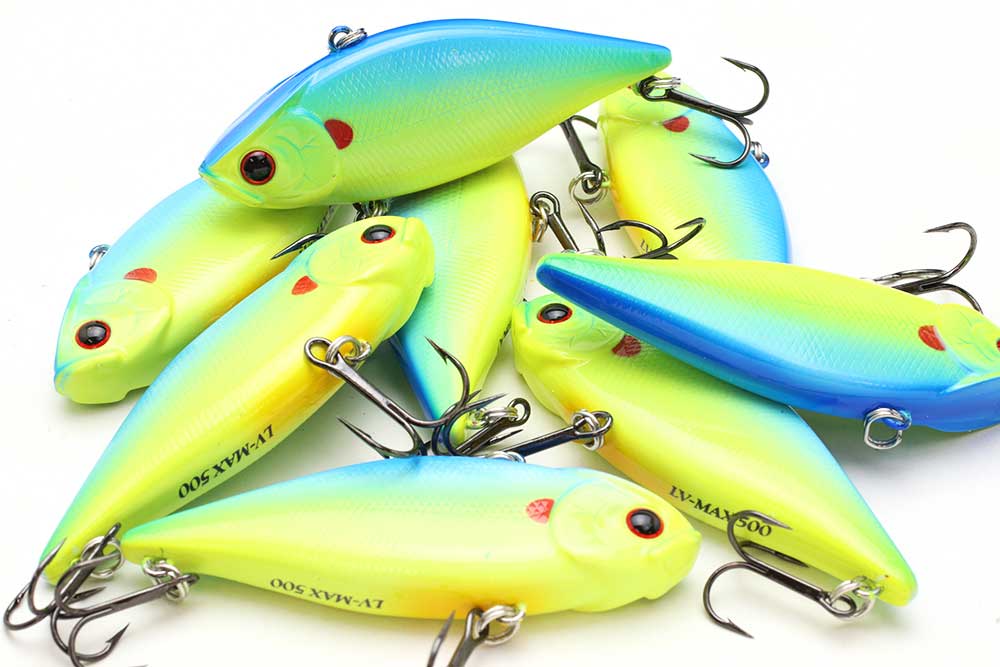 Lucky+Craft+Lures+3%22+Sinking+Fishing+Lure+LV+Max+500+S+MS+American+Shad  for sale online