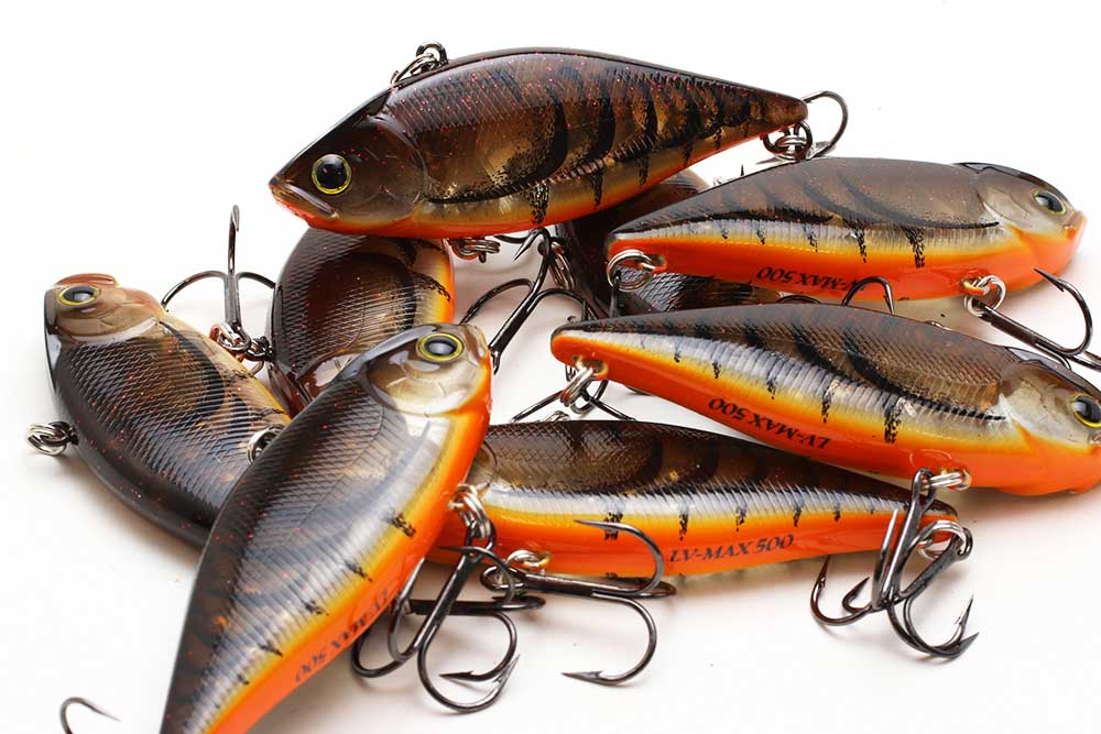 Lucky Craft LV-Max 500 Lipless Crankbait Trap Shad and Red Craw